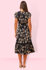 Lana printed midi dress