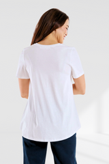 Luella Tee - White | Betty Basics