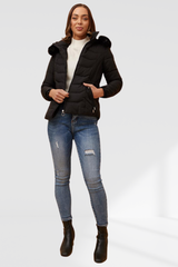 Bella puffer jacket - Black