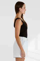 Emma Scoop Tank - Black | Betty Basics