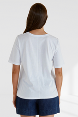 Riley Tee - White | Betty Basics