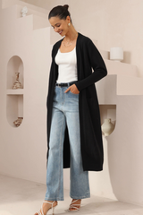 Betty long cardigan - Black