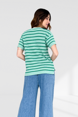 Sav knit - green stripe