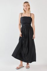 Mina Strapless Dress - Black | SASS