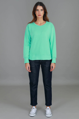 Charlette Oversized Crewneck Sweatshirt – Cotton French Terry