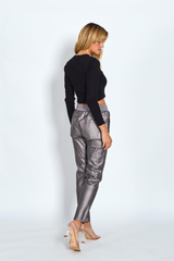 Riley Wax Joggers - Pewter