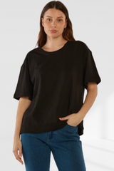 Riley Tee - Black | Betty Basics
