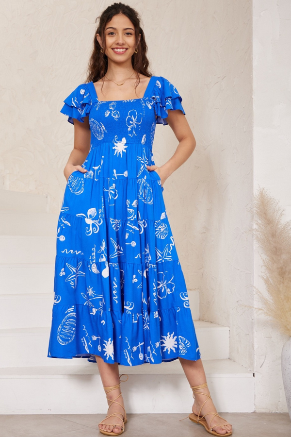 Amber dress - Blue