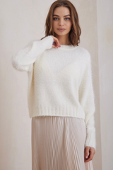 Ash Fluffy Knit - cream
