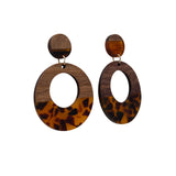 Amber Loop Earrings