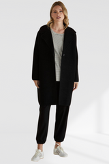 Cosette Coatigan - Black | Betty Basics