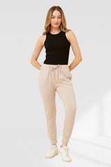 Mae track pants - stone