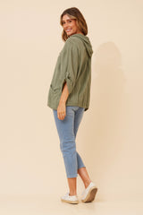 Fiona solid jacket - khaki