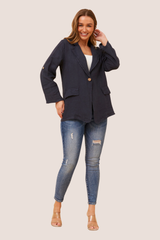 Penny linen jacket - Navy