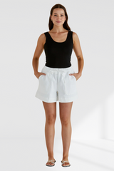 Emma Scoop Tank - Black | Betty Basics