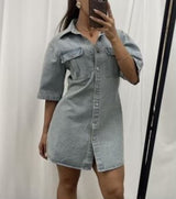 Bella Denim Dress - light denim