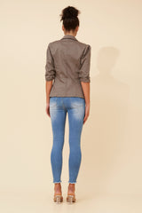 Anna blazer- taupe