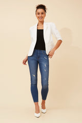 Anna blazer- white