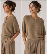 Jenny raglan knit - brown