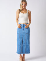 Jo jo denim skirt - light denim
