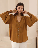 Christina shirt - Brick