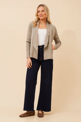 Lorrie cardi - taupe