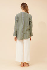 Hana top - khaki