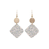 KiKi Green Speckled Drops Earrings