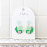 KiKi Abstract Rounds Earrings