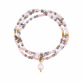 KiKi Pink Aurora Crystal Wrap Jewellery