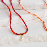 KiKi Crimson Flame Crystal Wrap Jewellery
