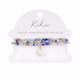 KiKi Azure Drift Crystal Wrap Jewellery