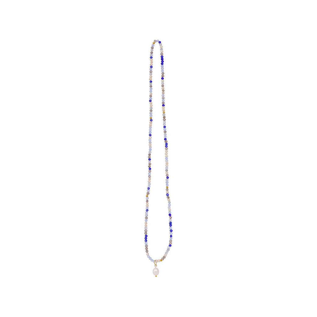 KiKi Azure Drift Crystal Wrap Jewellery Blush Clothing and Accessories