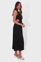 Layla cut out dress - Black