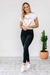 Dee Pull Up Jeans - Black