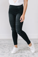 Dee Pull Up Jeans - Black