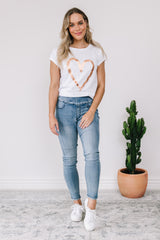 Molly Pull Up Jeans - Blue