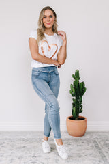 Molly Pull Up Jeans - Blue