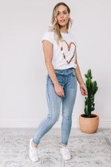 Molly Pull Up Jeans - Blue