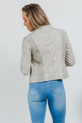 Ryder Biker Jacket - Stone