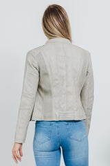 Ryder Biker Jacket - Stone