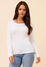 Holly top - white