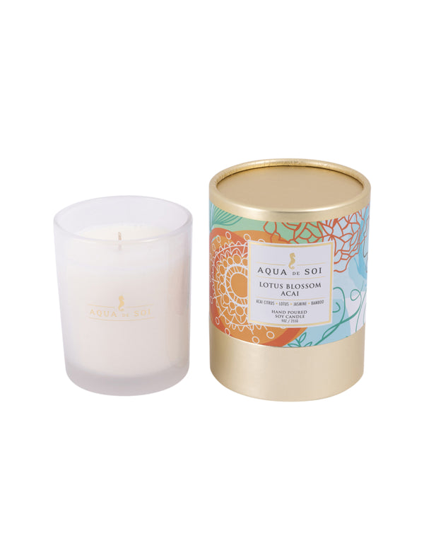 The SOi Co Lotus Blossom Acai Boxed Candle 9oz