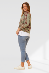 Ester top - khaki