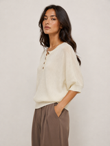 Jenny raglan knit - cream