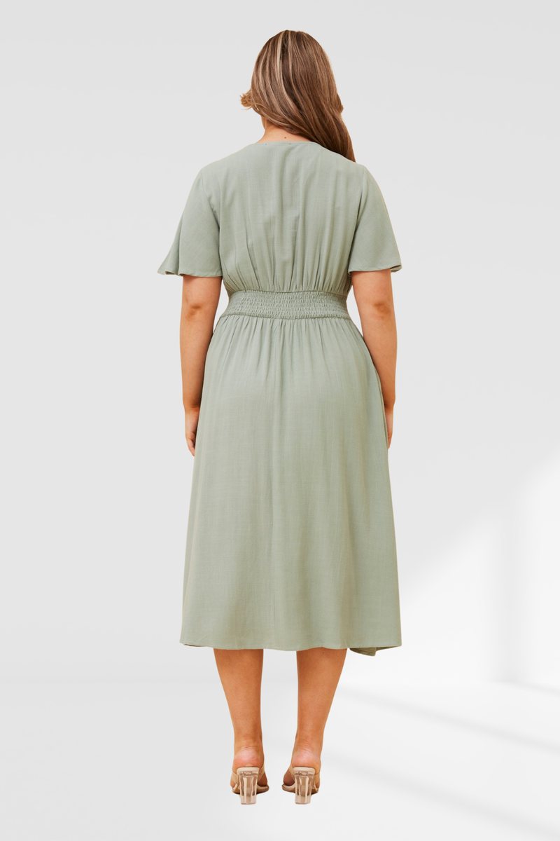 Renee dress - sage
