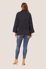 Penny linen jacket - Navy