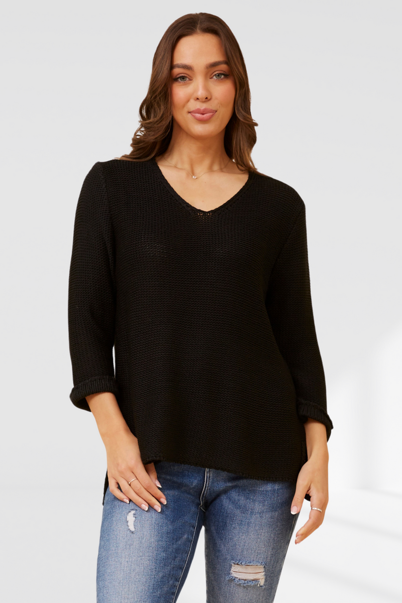Karina Knit Jumper - Black