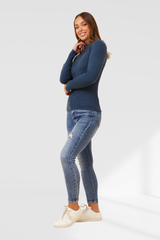 Azure knit - Poseidon Blue