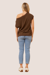 Evie top- chocolate